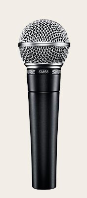 вокальный динамический микрофон SHURE SM 58